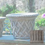 Campania English Weave Planter - P-133