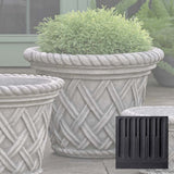 Campania English Weave Planter - P-133