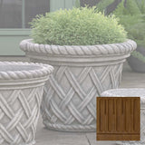 Campania English Weave Planter - P-133