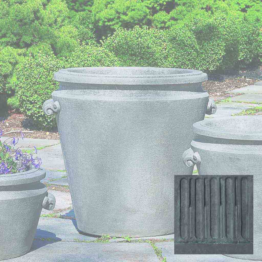 Campania Scroll Handle Tub Planter - P-293A