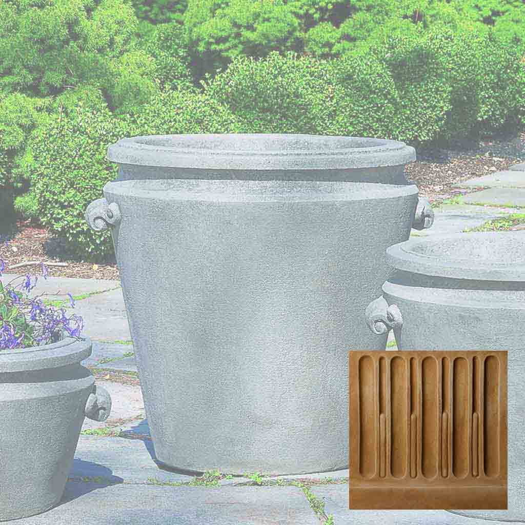 Campania Scroll Handle Tub Planter - P-293A