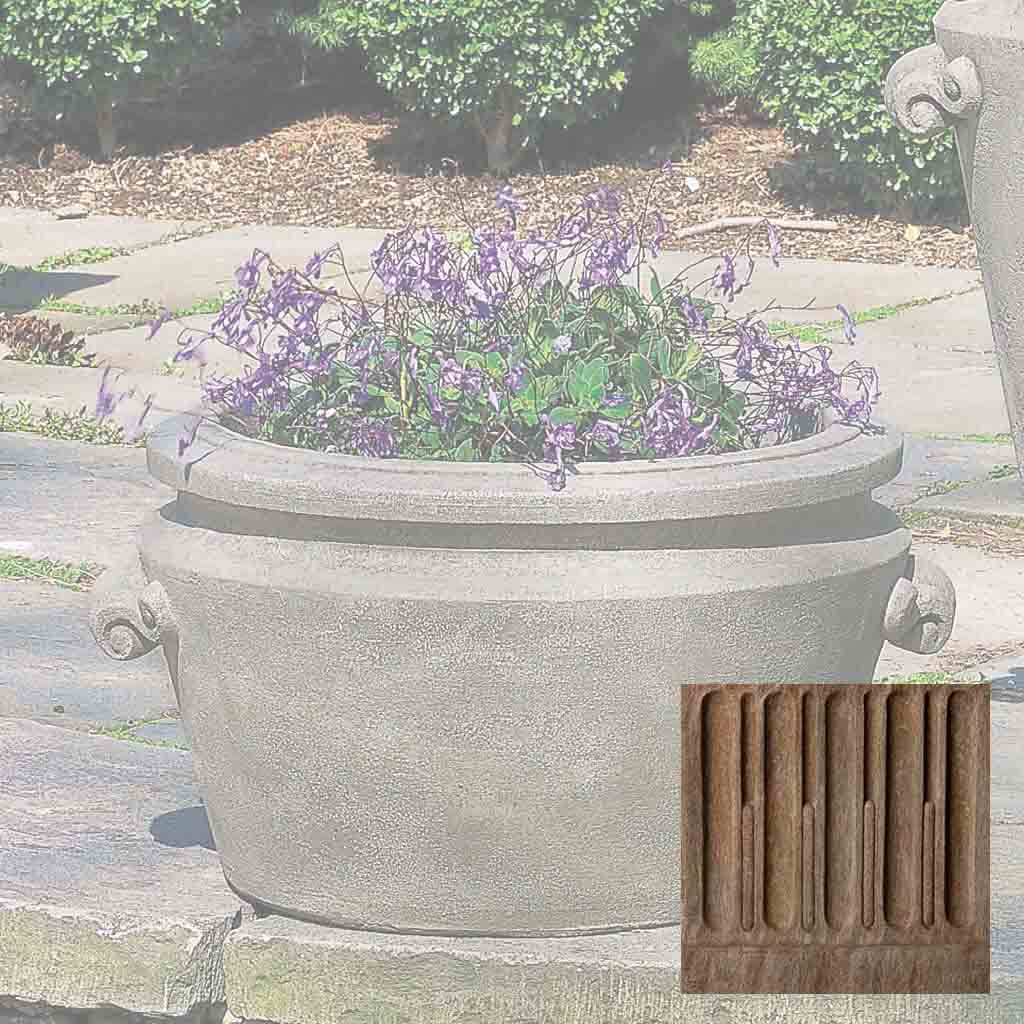 Campania Scroll Handle Tub Planter - P-293A