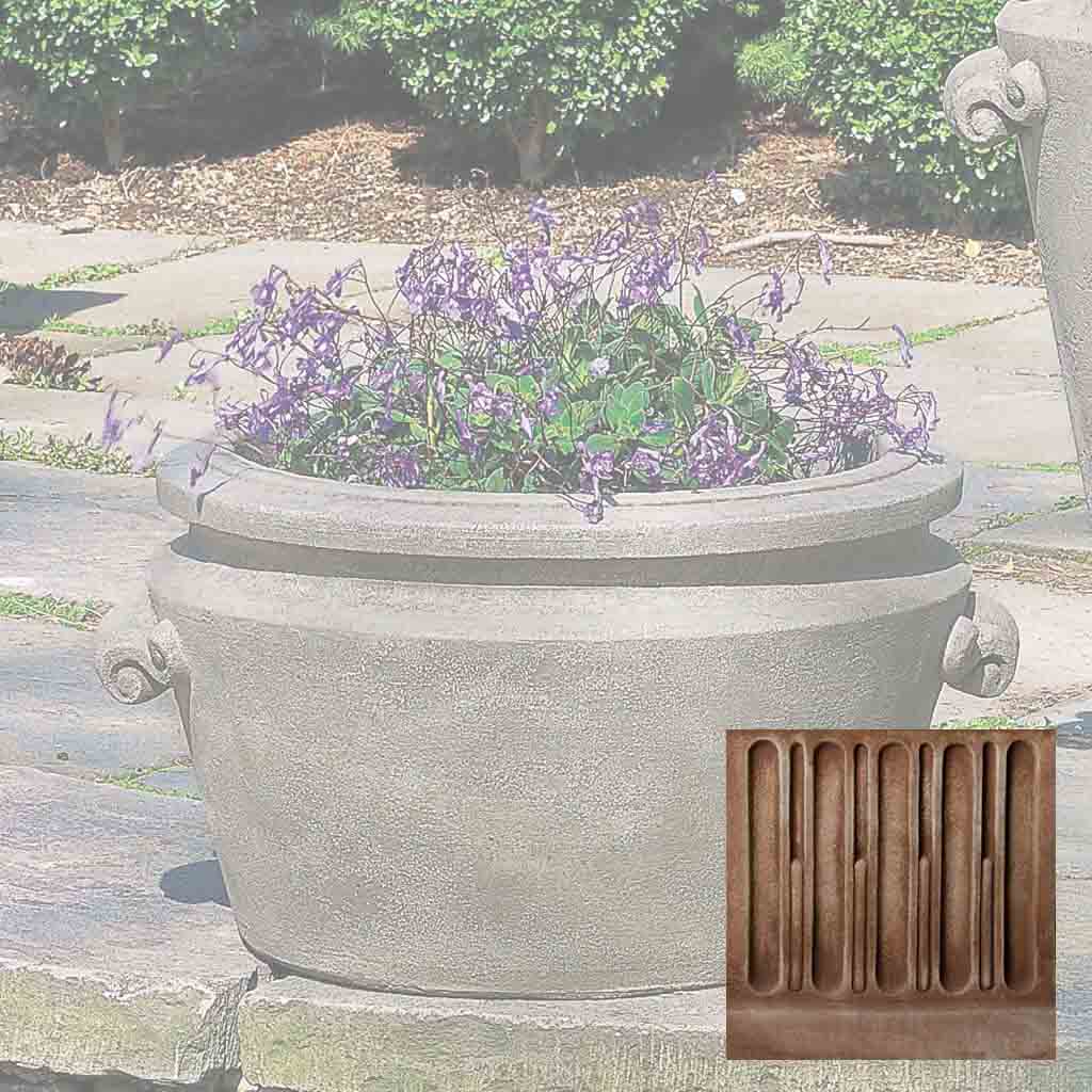 Campania Scroll Handle Tub Planter - P-293A