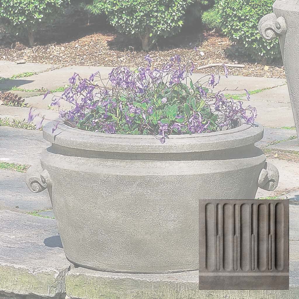 Campania Scroll Handle Tub Planter - P-293A