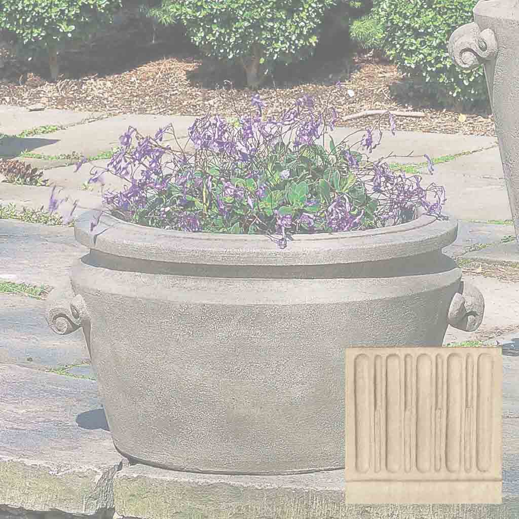 Campania Scroll Handle Tub Planter - P-293A