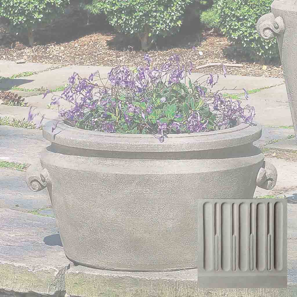 Campania Scroll Handle Tub Planter - P-293A