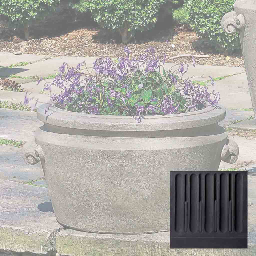Campania Scroll Handle Tub Planter - P-293A