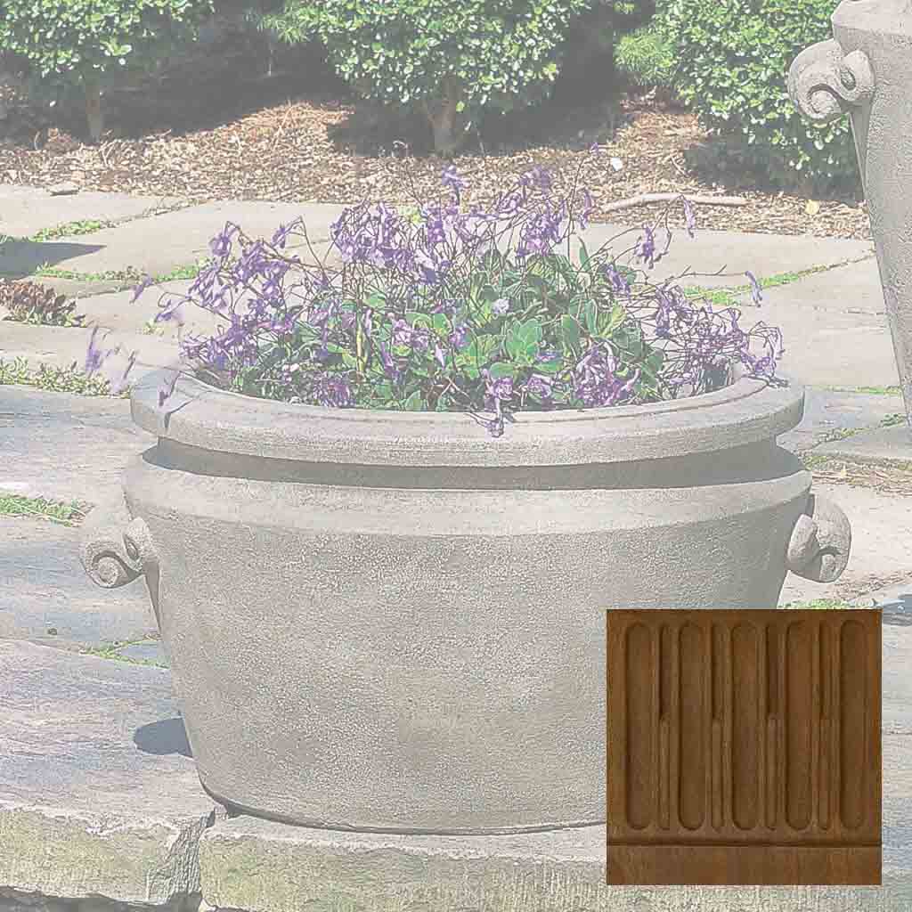 Campania Scroll Handle Tub Planter - P-293A