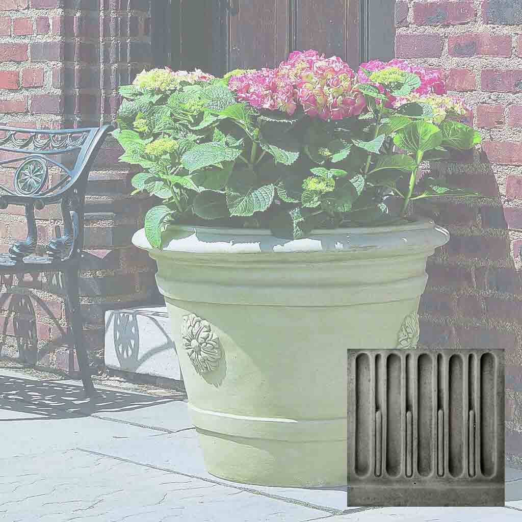 Campania Certosa Medallion Planter - P-297