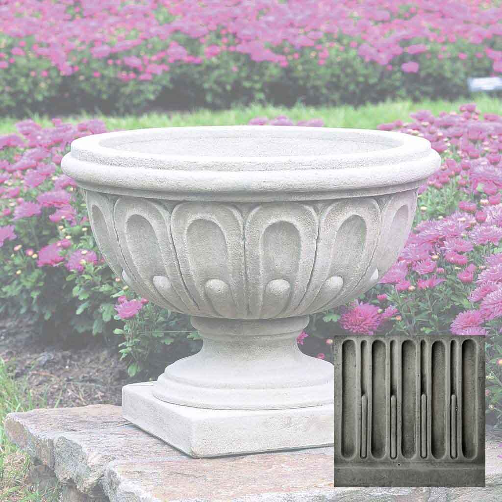 Campania Longwood Fluted Urn - P-351