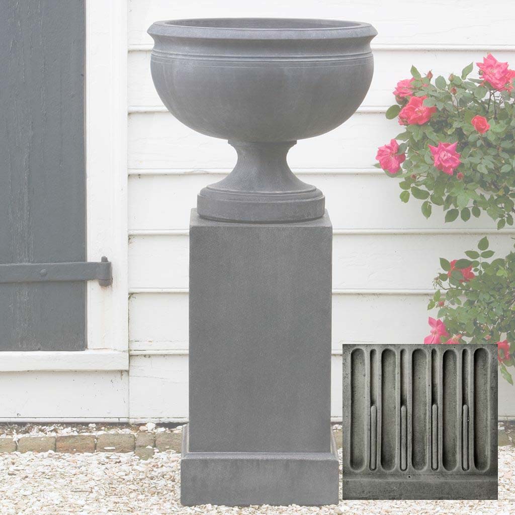 Campania Wburg Plantation Urn w/ Classic Tall Pedestal - PPD-454