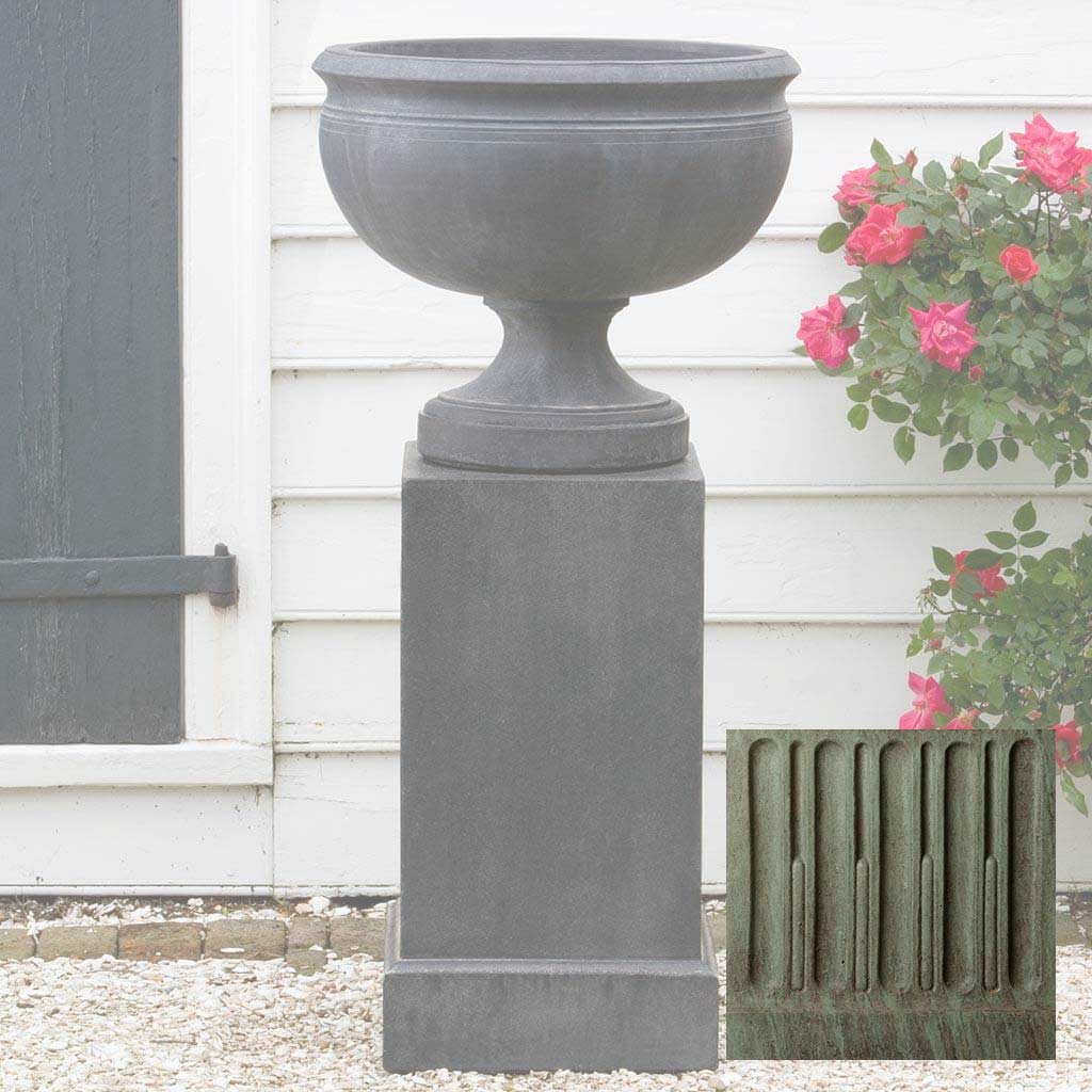 Campania Wburg Plantation Urn w/ Classic Tall Pedestal - PPD-454