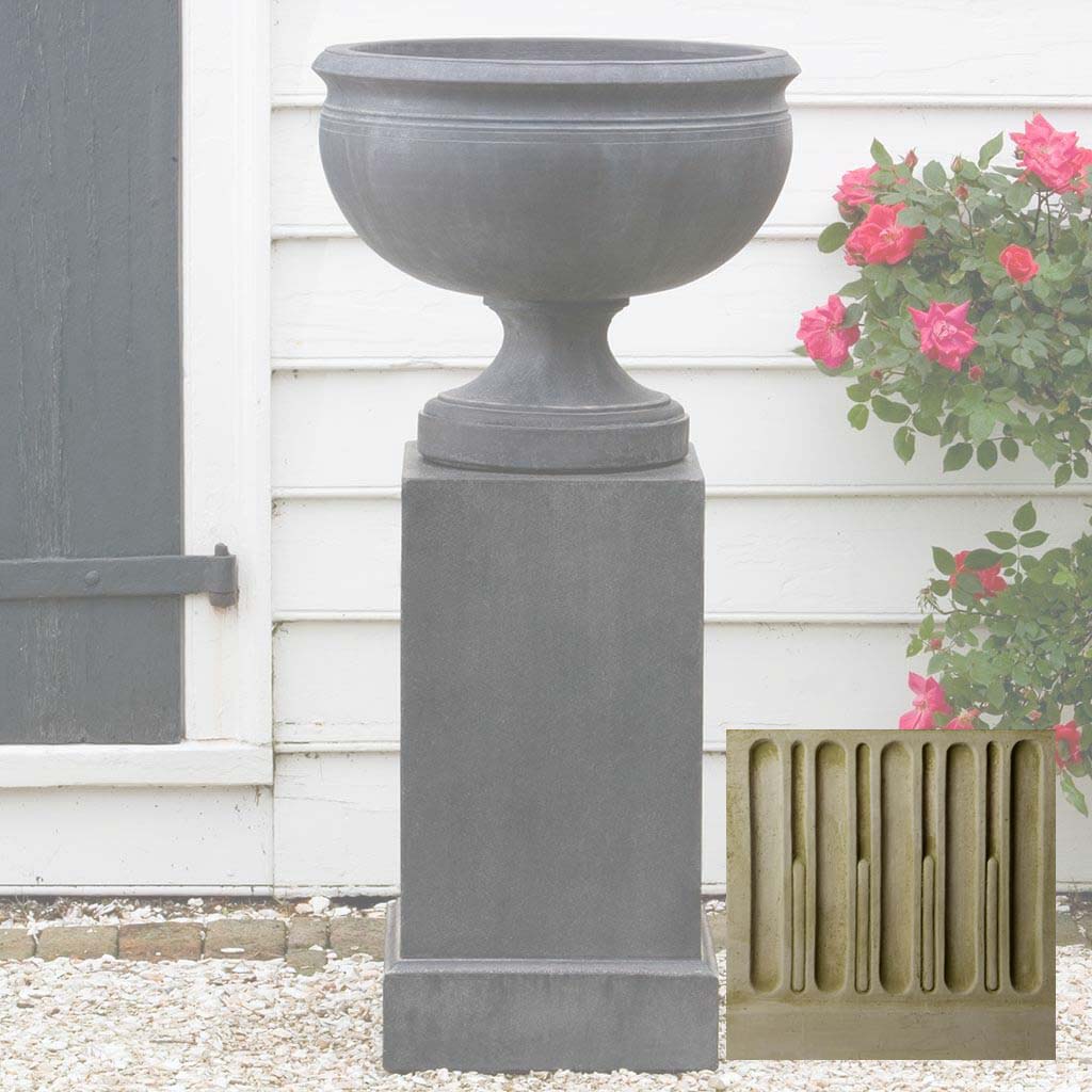 Campania Wburg Plantation Urn w/ Classic Tall Pedestal - PPD-454