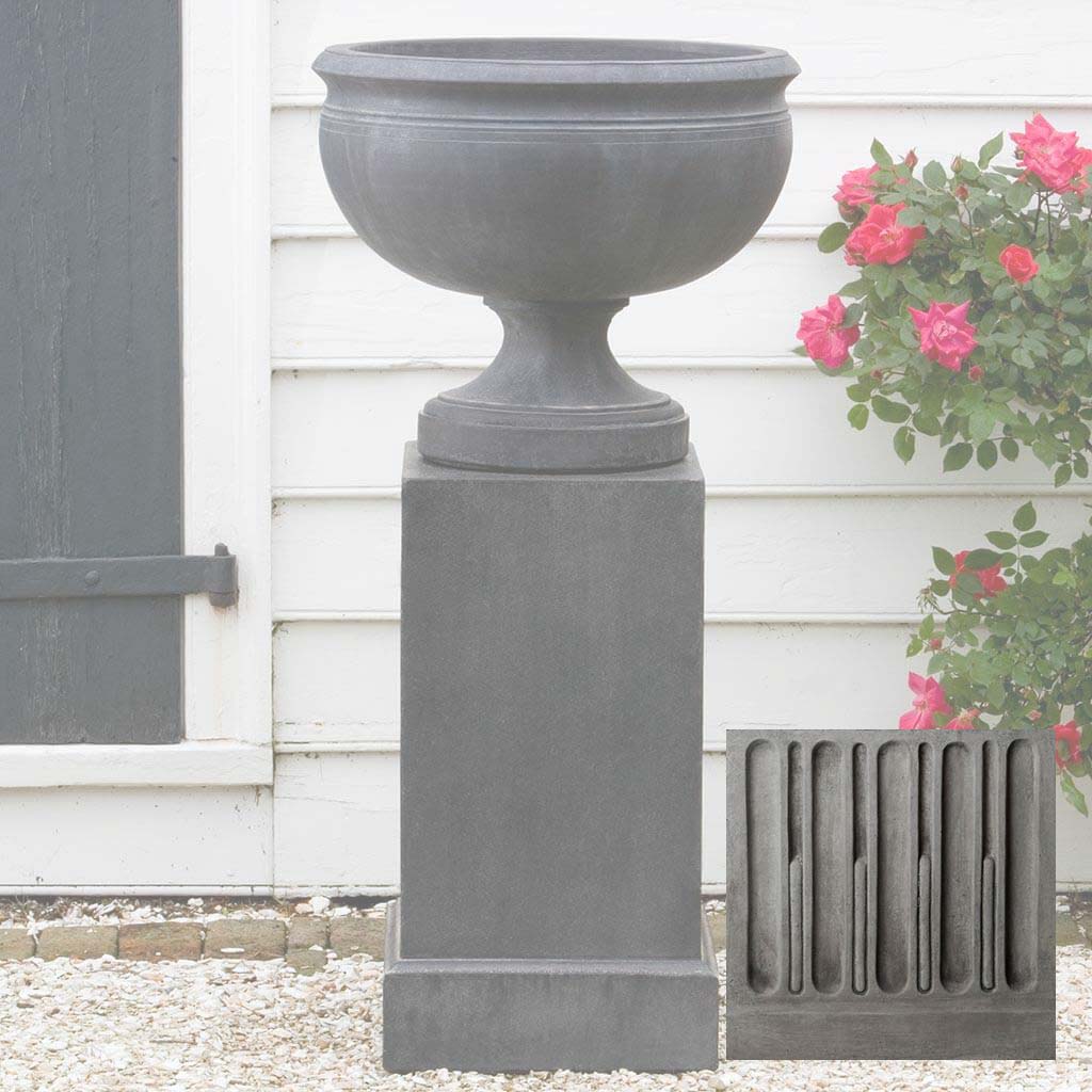 Campania Wburg Plantation Urn w/ Classic Tall Pedestal - PPD-454