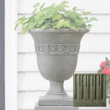 Campania Williamsburg Strapwork Leaf Urn - P-457