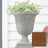 Campania Williamsburg Strapwork Leaf Urn - P-457