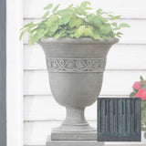 Campania Williamsburg Strapwork Leaf Urn - P-457