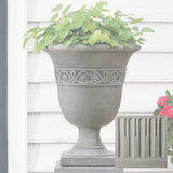 Campania Williamsburg Strapwork Leaf Urn - P-457