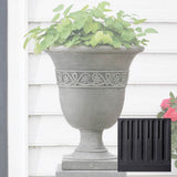Campania Williamsburg Strapwork Leaf Urn - P-457