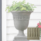 Campania Williamsburg Strapwork Leaf Urn - P-457