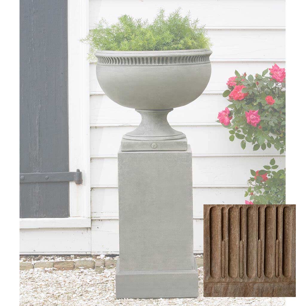 Campania Wburg Tayloe House Urn w/ Classic Tall Pedestal - PPD-459