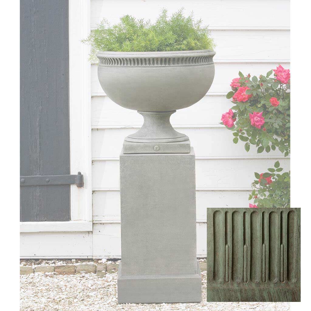 Campania Wburg Tayloe House Urn w/ Classic Tall Pedestal - PPD-459