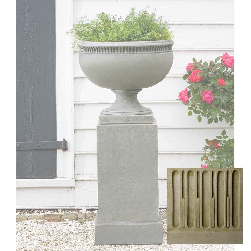 Campania Wburg Tayloe House Urn w/ Classic Tall Pedestal - PPD-459
