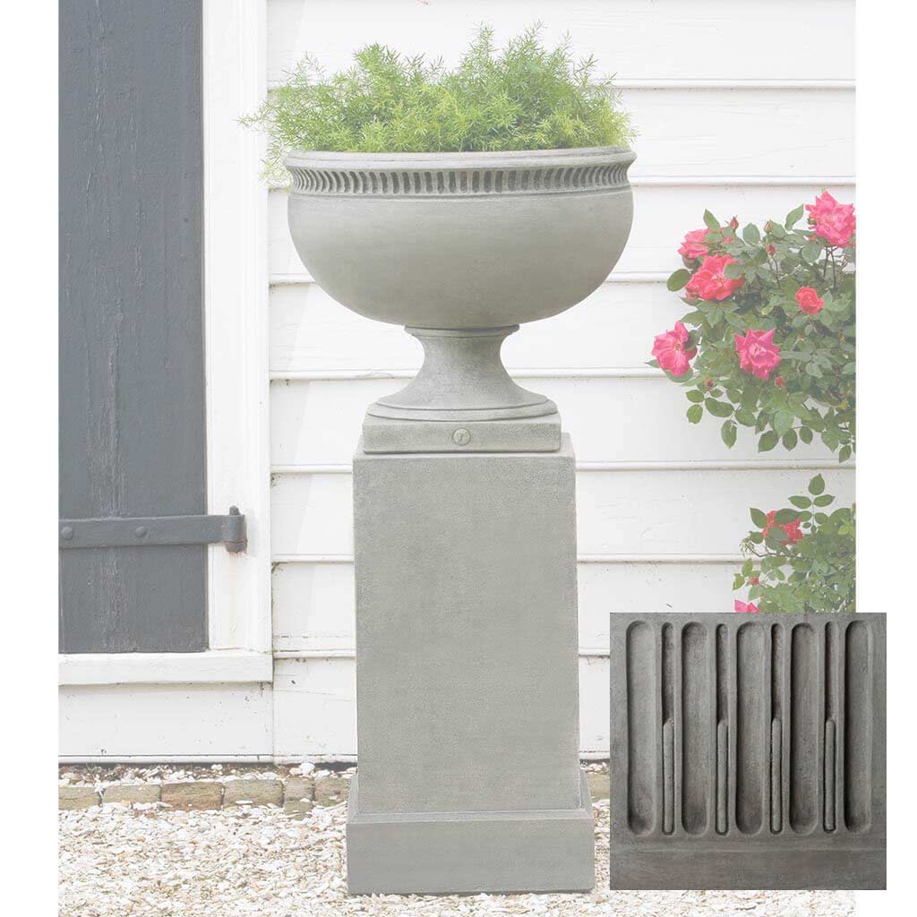 Campania Wburg Tayloe House Urn w/ Classic Tall Pedestal - PPD-459
