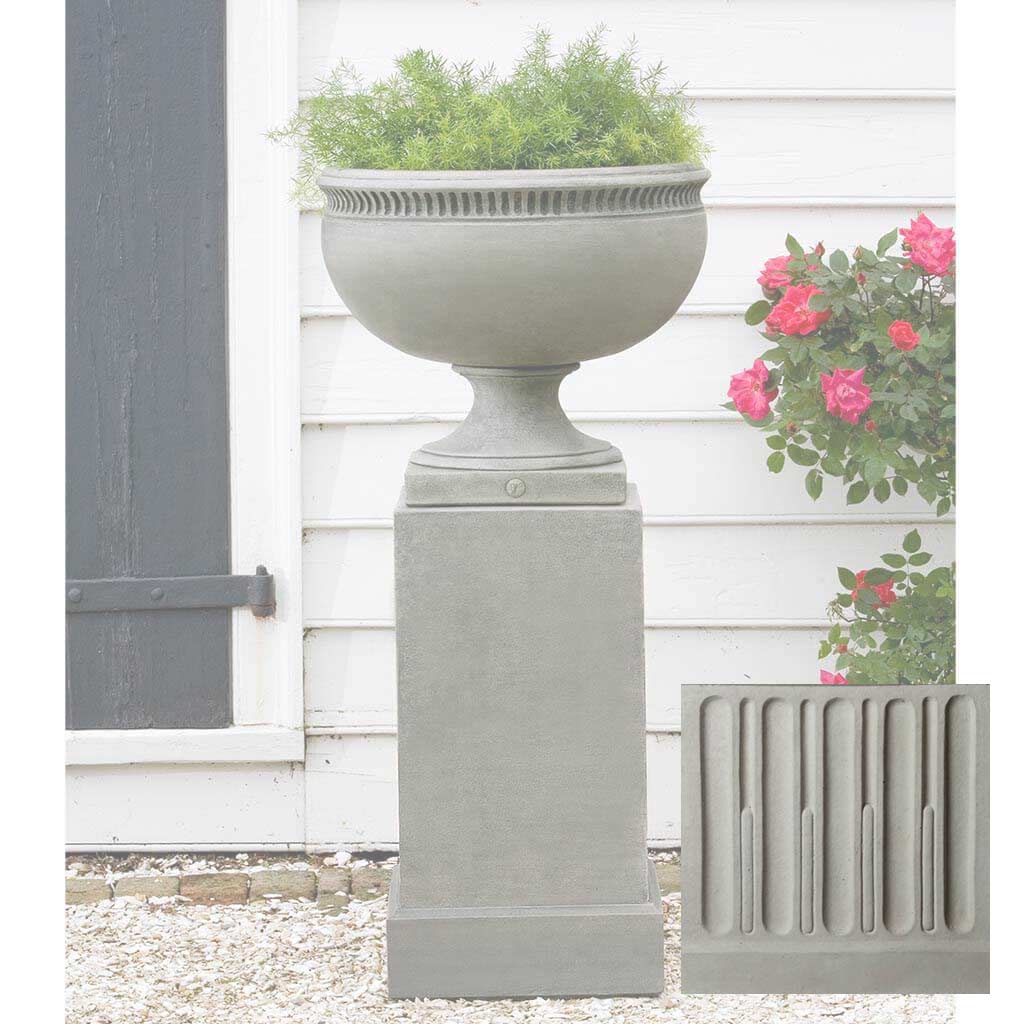 Campania Wburg Tayloe House Urn w/ Classic Tall Pedestal - PPD-459