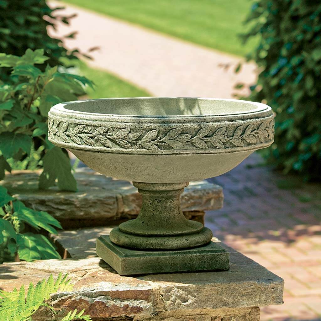 Campania Longwood Laurel Banded Urn Planter - P-466