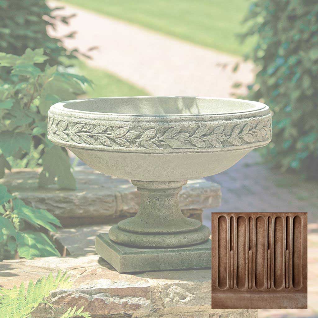 Campania Longwood Laurel Banded Urn Planter - P-466
