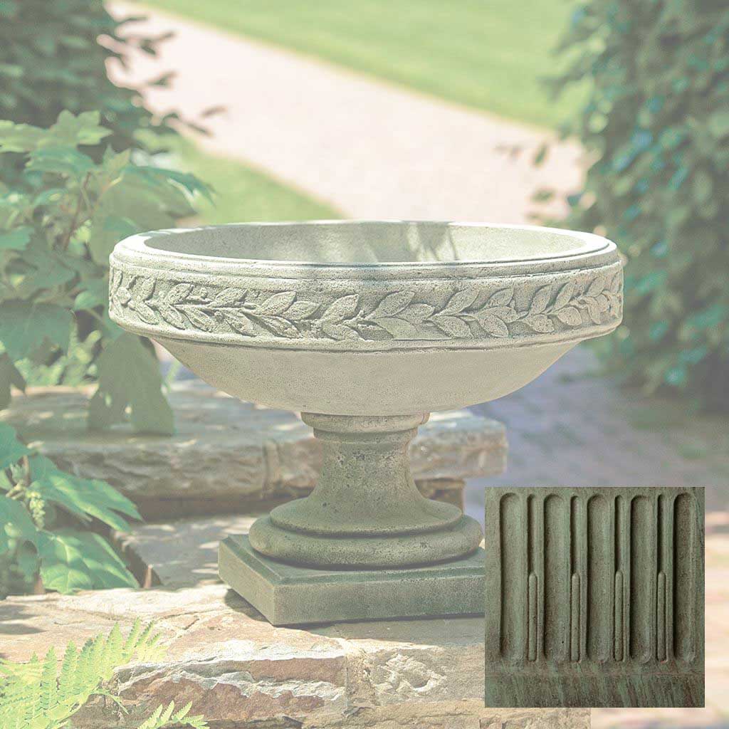 Campania Longwood Laurel Banded Urn Planter - P-466
