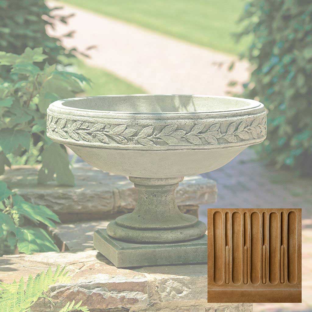 Campania Longwood Laurel Banded Urn Planter - P-466