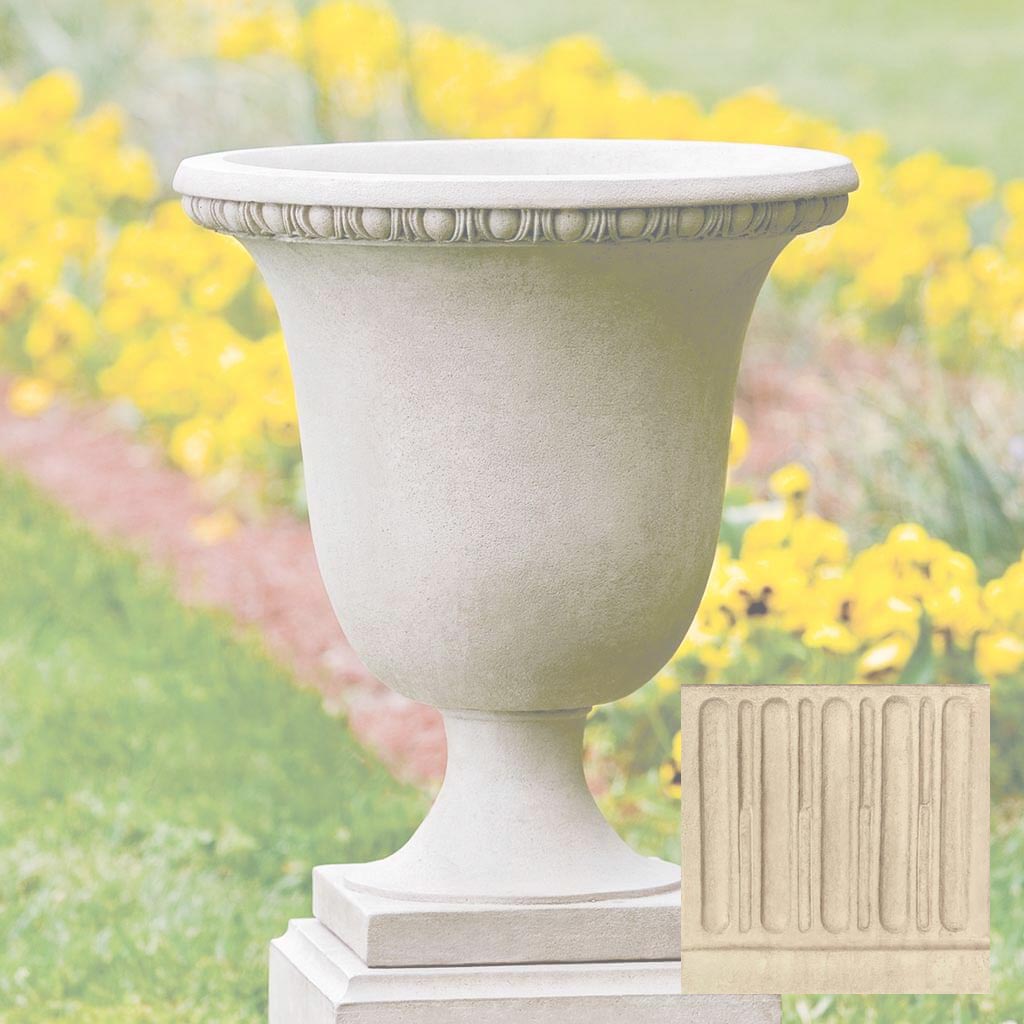 Campania Williamsburg Egg and Dart Urn Planter - P-467