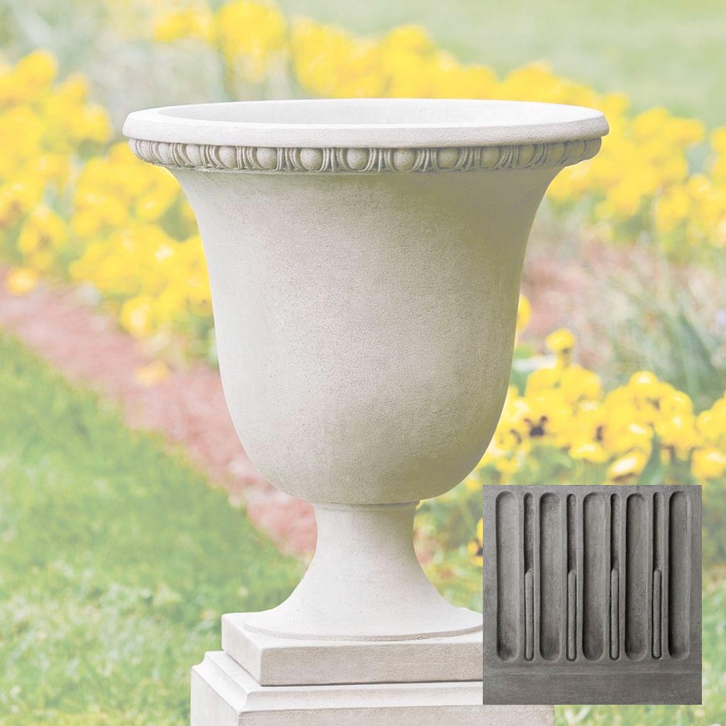 Campania Williamsburg Egg and Dart Urn Planter - P-467