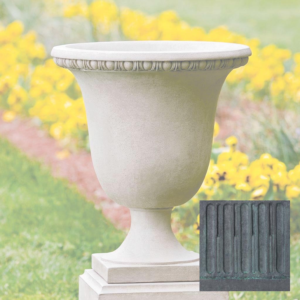 Campania Williamsburg Egg and Dart Urn Planter - P-467