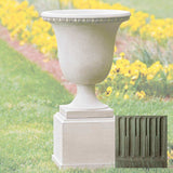 Campania Wburg Egg and Dart Urn w/ Classic Short Pedestal - PPD-467