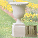 Campania Wburg Egg and Dart Urn w/ Classic Short Pedestal - PPD-467