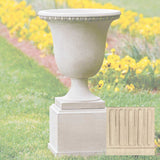Campania Wburg Egg and Dart Urn w/ Classic Short Pedestal - PPD-467