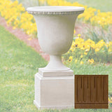 Campania Wburg Egg and Dart Urn w/ Classic Short Pedestal - PPD-467