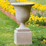 Campania Wburg Egg and Dart Urn w/ Classic Short Pedestal - PPD-467