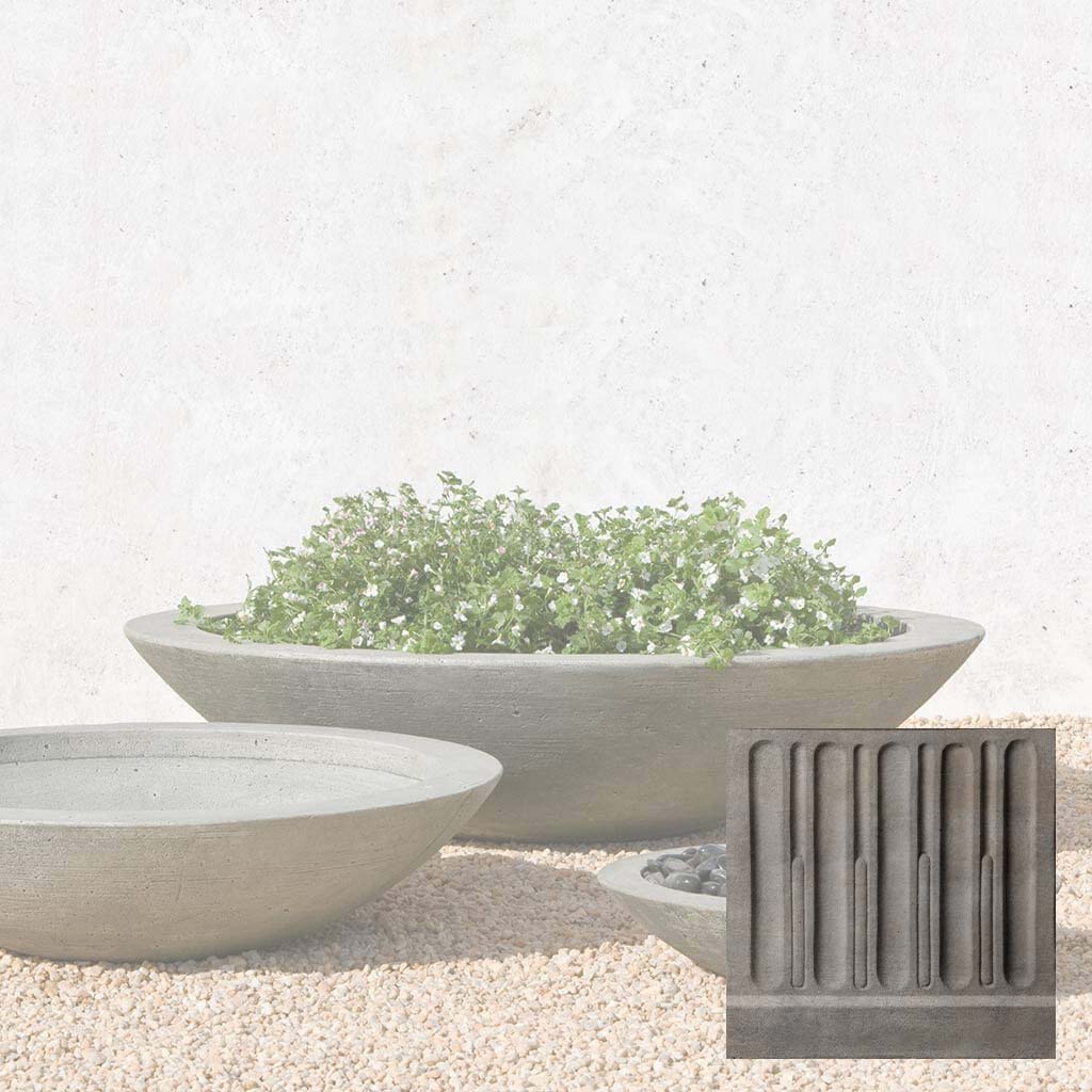 Campania Low Zen Bowl Planter - P-502