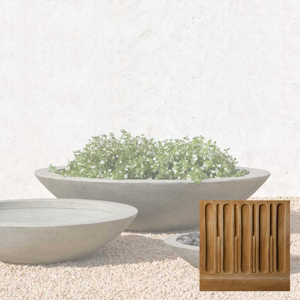 Campania Low Zen Bowl Planter - P-502