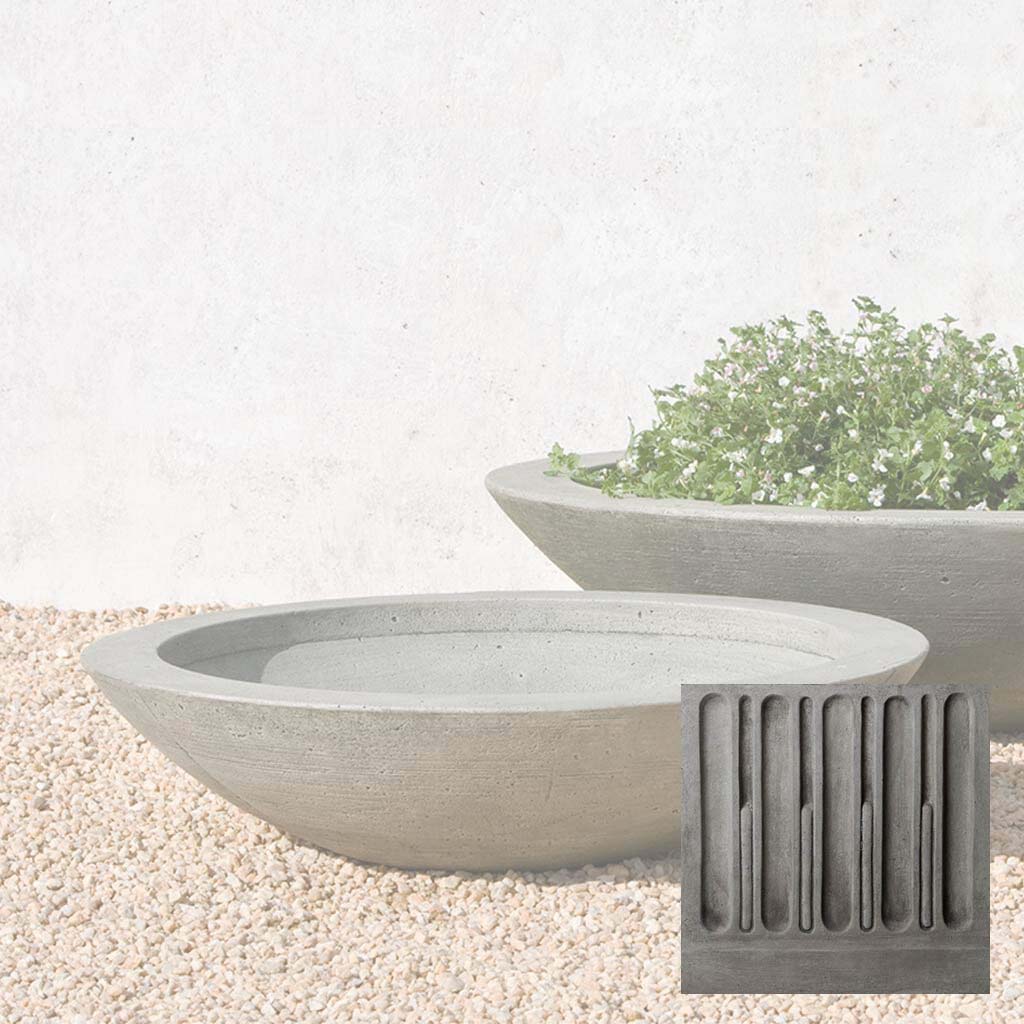 Campania Low Zen Bowl Planter - P-502