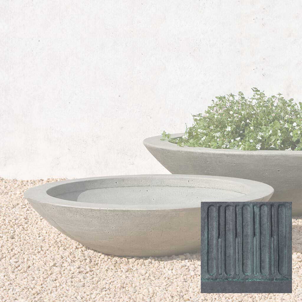 Campania Low Zen Bowl Planter - P-502