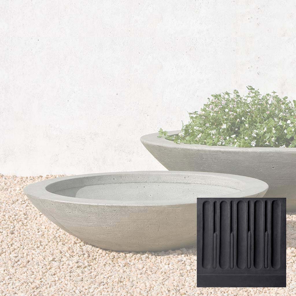 Campania Low Zen Bowl Planter - P-502