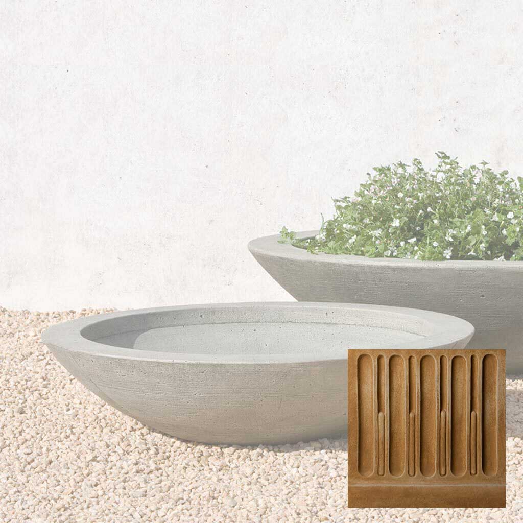 Campania Low Zen Bowl Planter - P-502