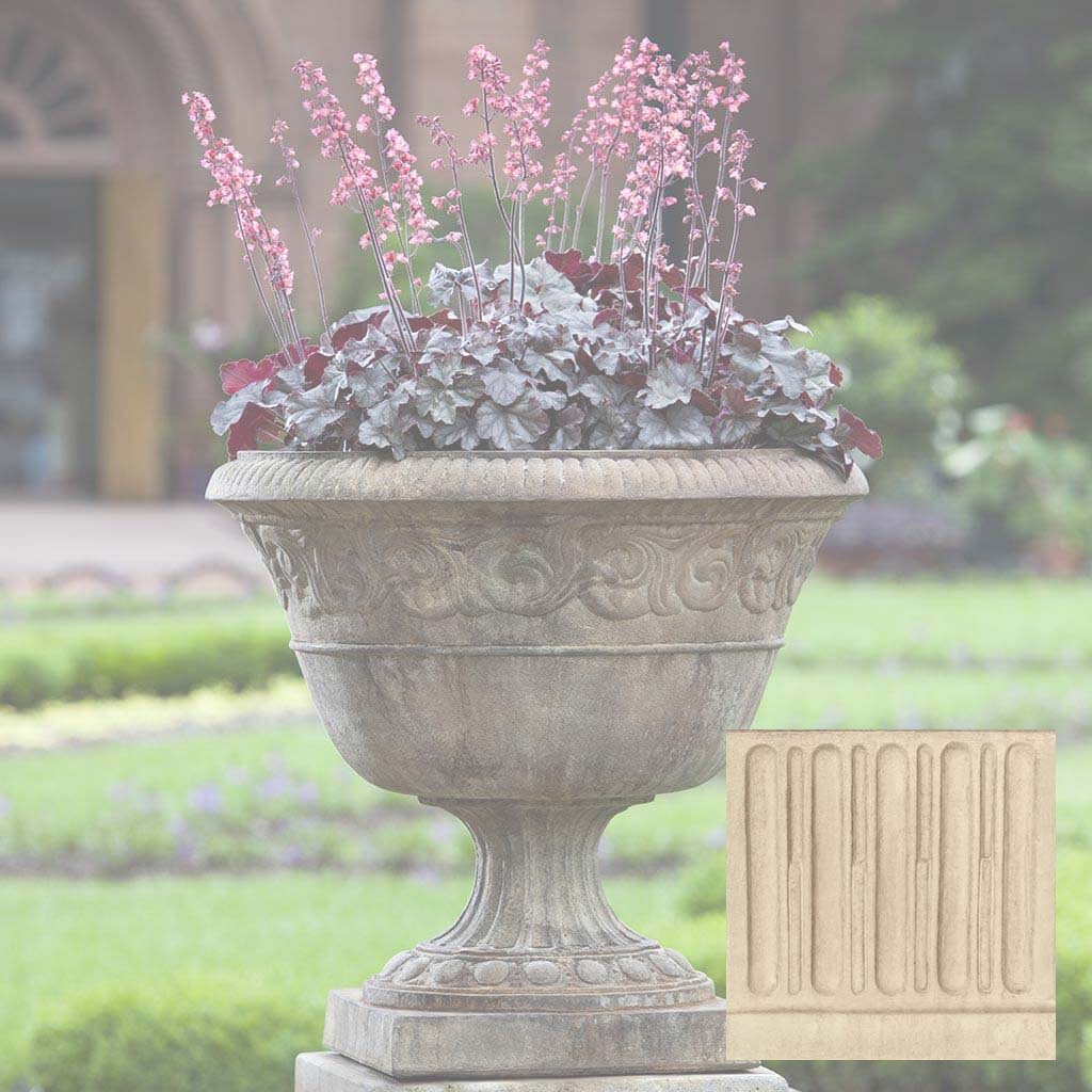 Campania Smithsonian Foliated Scroll Urn - P-523
