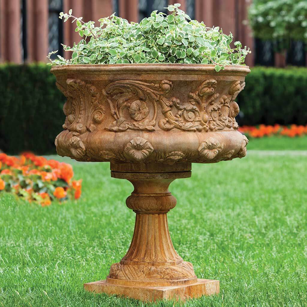 Campania Smithsonian Morning Glory Urn - P-0529