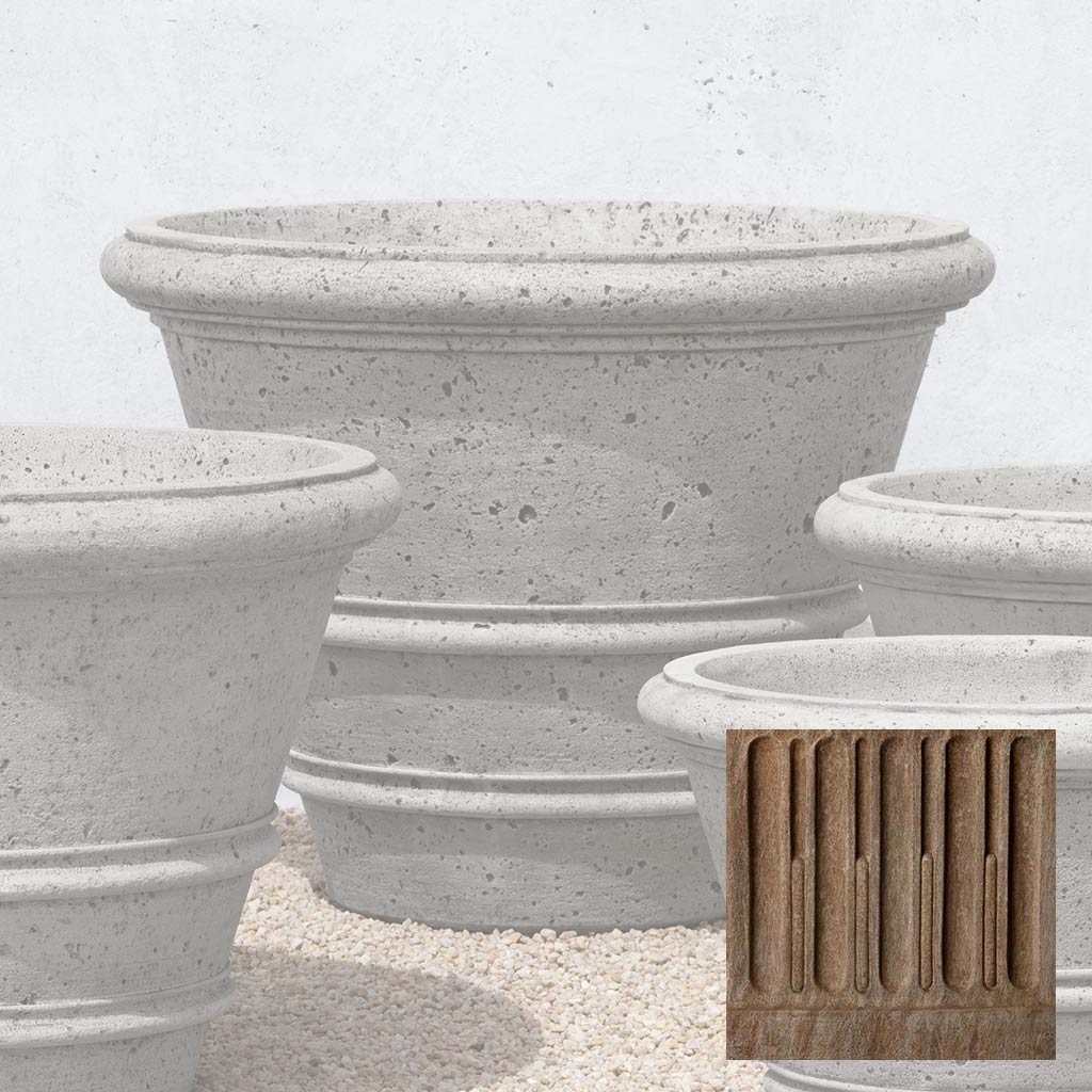Campania Textured Rolled Rim - P-543